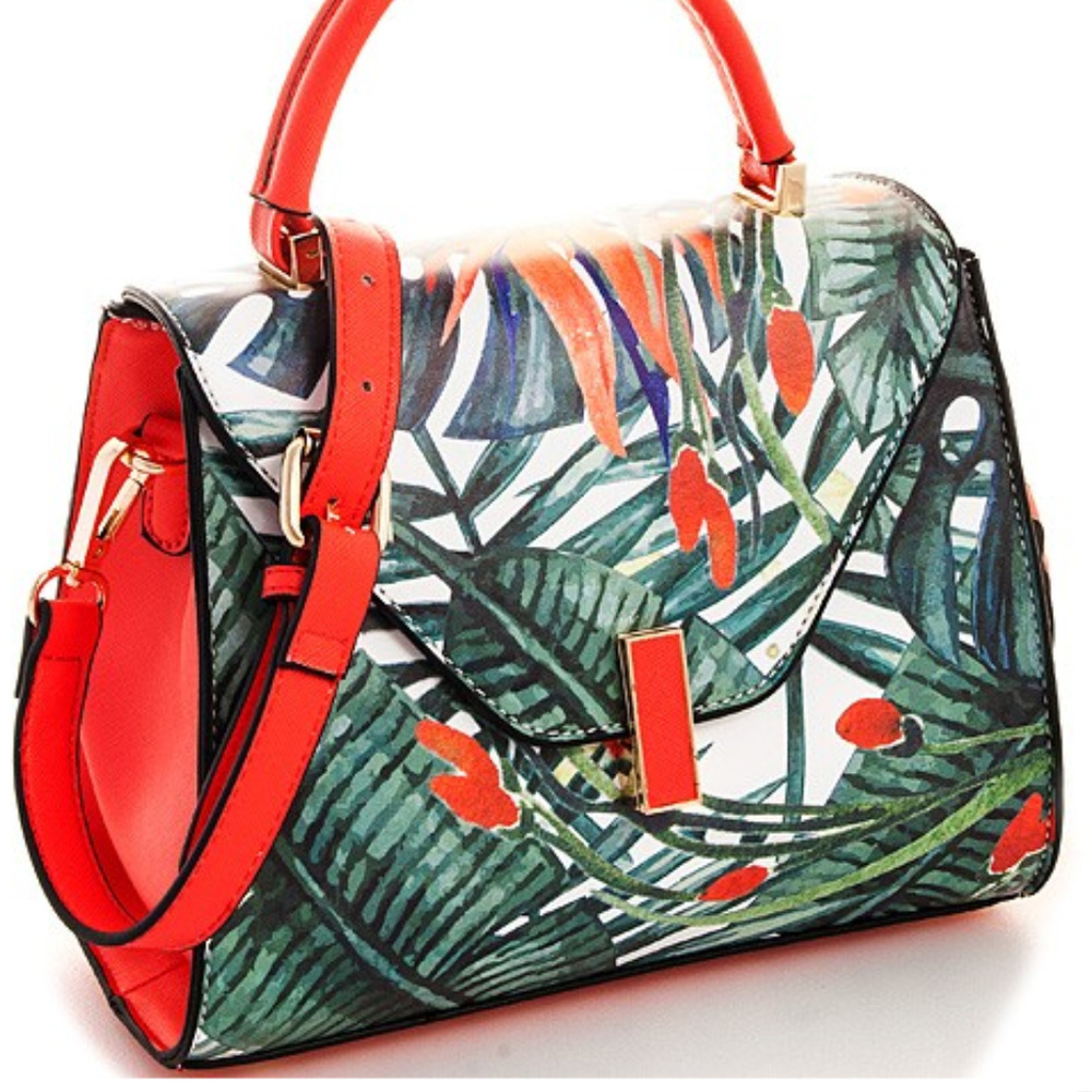 Red Jungle Handbag